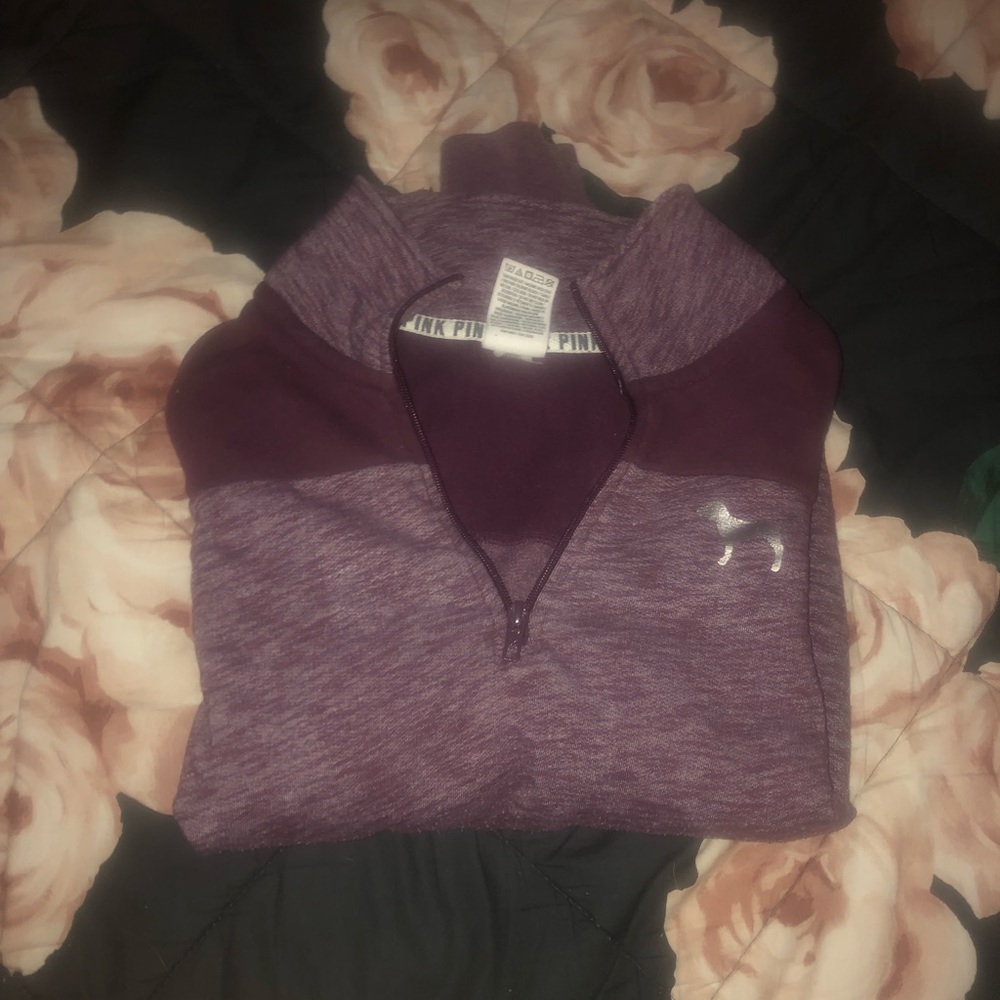 PINK maroon sweatshirt